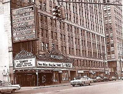Michigan Theatre - Old Marquee Shot (newer photo)